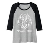 Womens Dragon Mom Tee Fantasy Mother Mythical Mama Mummy Dragons Raglan Baseball Tee