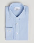 Charles Tyrwhitt Slim Fit Non Iron Bengal Stripe Poplin Shirt Sky Blue