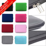 11/13/14/15/17 Neoprene Sleeve Case Cover Bag For 11" To 17" Inch Laptop/tablet