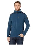 Fjallraven 81878 Keb Fleece Hoodie M Sweatshirt mens Storm-Night Sky L