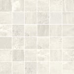 granitkeramik blast bianco (vit) mosaik 5x5