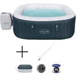 Spa gonflable BESTWAY - Lay-Z-Spa Ibiza Airjet - 180 x 180 x 66 cm - 4/6 places + Aspirateur pour spa