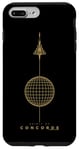 Coque pour iPhone 7 Plus/8 Plus Spirit Of Concorde Gold Globe Avion