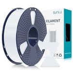 SUNLU Filament PLA Haute Vitesse1.75 mm, Filament PLA pour Imprimante 3D rapide, Conçu pour l'impression à Grande Vitesse, HS-PLA Filament, Précision Dimensionnelle +/- 0.02 mm, 1KG Blanc