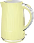 Russell Hobbs Eden Lemon (Yellow) chrome accents 1.7L 3000W Kettle - 27363