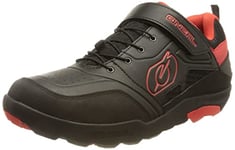 O'Neal | Mountain Bike Shoes | MTB Downhill Freeride | Vegan | High Grip, Quick Lacing System, mesh Ventilation | Traverse Flat Shoe | Adult | Black Red | Size 41