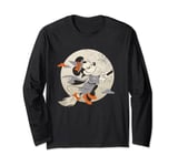 Disney Minnie Mouse Flying Witch Costume Halloween Long Sleeve T-Shirt