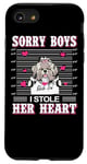 Coque pour iPhone SE (2020) / 7 / 8 Shih Tzu Dog Valentines Day I Stole Her Heart Valentine