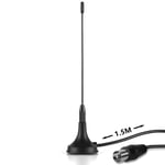 Portable Freeview TV Aerial Magnetic Base HD Antenna HGV/Car - August DTA180