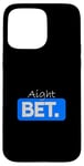 Coque pour iPhone 15 Pro Max Blue Graphic Aight BET. Graphique bleu