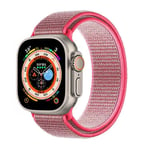 Nylon klokkerem Apple Watch Ultra (49mm) - Hot pink