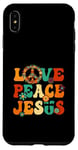 Coque pour iPhone XS Max Costume hippie sexy Love Peace Jesus Christian Fun années 60 et 70