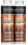 John Frieda Brilliant Brunette Colour Vibrancy Shampoo and Conditioner Duo Pack