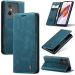 CaseMe Xiaomi Redmi 12C Fodral Retro Flip Petrol