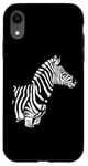 iPhone XR Cute zebra head in the Sahara Children Men Women Zebra Case