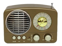 Bluetooth juotava retro radio langaton hifi kaiutin stereokuulokkeet fm am sw usb aux tf kortti mp3 multimedia klassinen vastaanotin