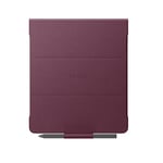 Étui à rabat en cuir avec attache aimantée pour Amazon Kindle Scribe | Compatible uniquement avec Kindle Scribe | Design fin et léger | Violet foncé