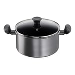 Tefal Titanium Ultra Stew Pot, 24cm Black