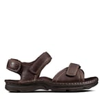 Clarks Homme Atl Part Sandals, Marron Foncé Lea, 42 EU