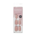 Tekokynnet imPRESS Press-On Manicure Bare But Butter Short Nails Sumptuous, 30 kpl., koko S