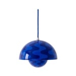 &amp;Tradition - Flowerpot VP1 Pendel Ø23 Cobalt Blue/Twilight Blue