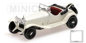 Minichamps 1/43 ALFA ROMEO 6C 1750 G.S. 1930 WHITE Modèle