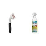 OXO Good Grips Grout Brush & HG Grout Cleaner, Ready-To-Use Tile Grouting Cleaning Spray, Removes Stubborn Dirt & Stains Between Tiled Walls & Floors (500ml Spray) - 591050106