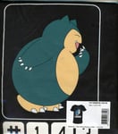 Bioworld Pokemon - Kids Black Snorlax T-Shirt Age 13-14 Years old New