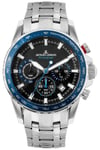 Jacques Lemans Men's Watch Chronograph Liverpool Steel/Blue Chrono 1-2099E