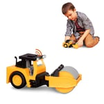 Driven WH1015Z Micro Steam Heavy-Duty Roller, Light, and Sound – Trucks and Construction Toys for Kids Aged 3 and Up, Nylon/A