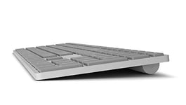 Microsoft – Surface Keyboard – Clavier sans fil Bluetooth compatible Windows et macOS (Clavier AZERTY français) – Gris (WS2-00004)