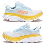 HOKA ONE ONE Bondi 8 Textile Damskor Lågtoppiga Löparskor för Asfalt Blue 37