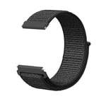 Bracelet Nylon,Bracelet Sport Réglable Bracelet Tissé Nylon Bracelet Nylon Sport Remplacement Sangle Elastique Noir Bracelet Sport Réglable 22MM Bracelet Nylon(22mm)