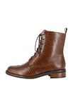 DreiMaster Femme Bottines à Lacets, Marron foncé, 40 EU