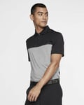 Nike TW Tiger Woods Vapor Striped Polo Shirt Sz M Black White Grey BV1320 010