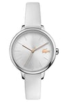 Lacoste Montre Analogique à Quartz pour femme avec Bracelet en cuir Blanc - 2001159