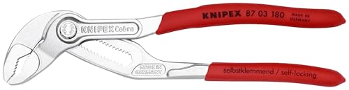 Knipex Cobra slip-joint Pliers Pince (slip-joint Pliers, 4,2 cm, 3,6 cm, acier chrome vanadium, en plastique, rouge)