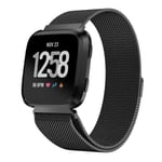 Fitbit Versa 2 Armband Milanesisk Loop Svart Svart