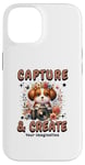 iPhone 14 Cute Camera Dog Photographer Photo Capture & Create Puppy Case