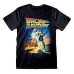 Back To The Future T-Shirt for Adults   100% Cotton, Black Tshirt   Marty McFly