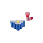 Beer Pong-bägare med bollar