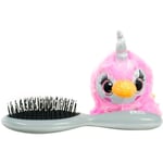 Wet Brush Plush Kid's Detangler (Penguin Unicorn) with Soft IntelliFlex Brist...