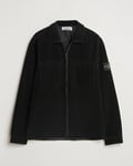 Stone Island Garment Dyed Corduroy Overshirt Black