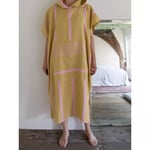 Surf Poncho - Changewear (Mustard yellow/sorbet pink)