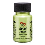 ideen mit herz Royal Flash | peinture métallique acrylique | brillance métallique, avec de fines particules de paillettes | séchage rapide | à base d'eau | 50 ml (mai vert)