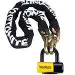 Kryptonite New York FAHGETTABOUDIT Chain Bike Lock 1415 & NY Disc 15mm Shackle