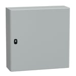 SCHNEIDER ELECTRIC SPACIAL S3D SEINÄKAAPPI METALLI, 600X600X200 KXLXS, IP66, RAL7035, ASENNUSLEVY (