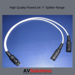 B&O | 'Y' Adaptor/Splitter for Bang & Olufsen BeoLab PowerLink Mk2 (White) 2 M