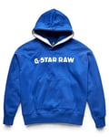 G-STAR RAW Men's Unisex Embro Hoodie, Blue (hudson blue D21689-A975-1855), M