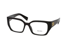 Miu Miu MU 03VV 1AB1O1, including lenses, BUTTERFLY Glasses, FEMALE